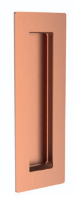 Mušle pro posuvné dveře ROSTEX hranatá 50x150mm (MĚĎ MAT)