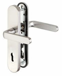 Bezpečnostní kování ROSTEX BK 807-50 SOLID 3. tř. (PLATINA MAT)