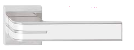 Dveřní kování TWIN TURN HX8505 HR (CH) - s bílou výplní