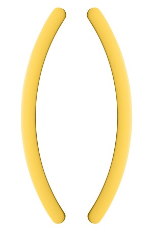 Dveřní MADLO NA POSUVNÉ DVEŘE MP ONE - pár (Žlutá citrónová matná) - 375 mm