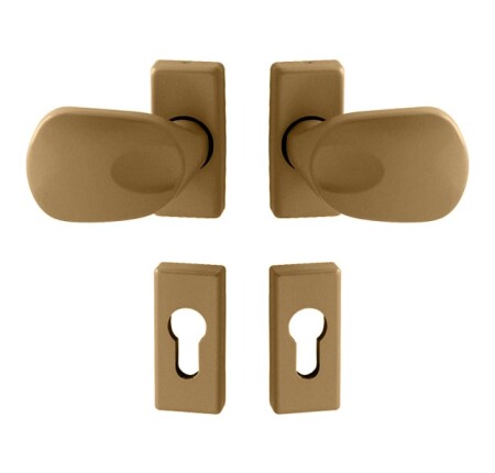 Dveřní madlo MP WA - FELIX - UR (Zlatá (RAL 1036)