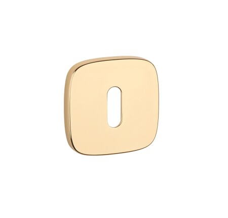 Dveřní rozeta MP AS - QR 7S (OLV - Mosaz leštěná lakovaná)