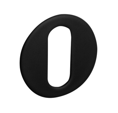 Dveřní rozeta MP VM - 1R  (BS - Černá matná)