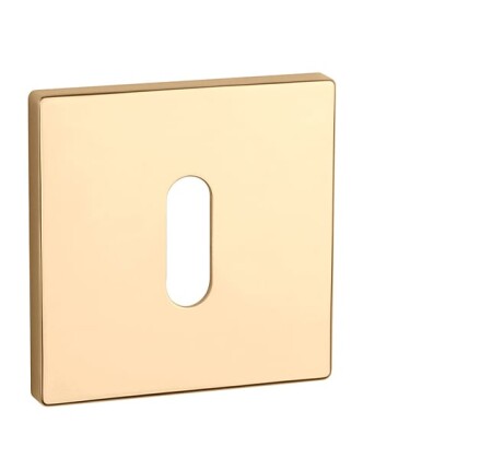 Dveřní rozeta MP AS - HR 5S (OLV - Mosaz leštěná lakovaná)