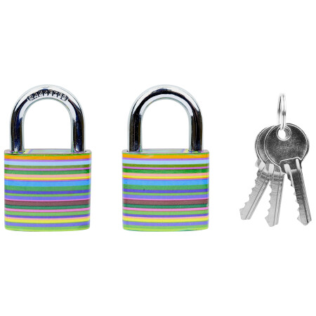 Klasický litinový zámek s barevným potiskem  RICHTER RV.OVAL.38.JU3