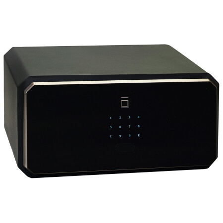 Ocelový sejf s elektronickým zámkem na číselný kód a otisk prstu  RICHTER RS.23.LUX.FIN