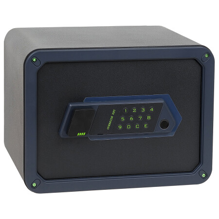 Ocelový sejf s elektronickým zámkem na otisk prstu RICHTER RS.25.GA.FIN