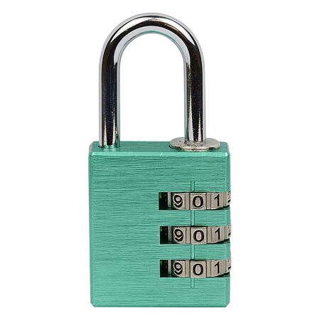 Hliníkový kódový visací zámek s eloxovaným povrchem RICHTER RV.12002.30.PZEL