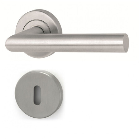 Dveřní kování HOLAR MT 00 s kulatou rozetou (nerez)