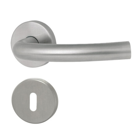 Dveřní kování HOLAR MT 03 s kulatou rozetou (nerez)