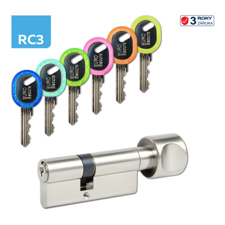Cylindrická knoflíková bezpečnostní vložka RICHTER EURO SECURE R3