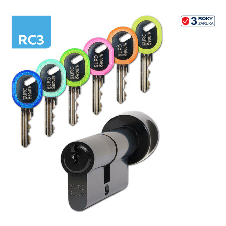 Cylindrická bezpečnostní knoflíková vložka RICHTER EURO SECURE R3