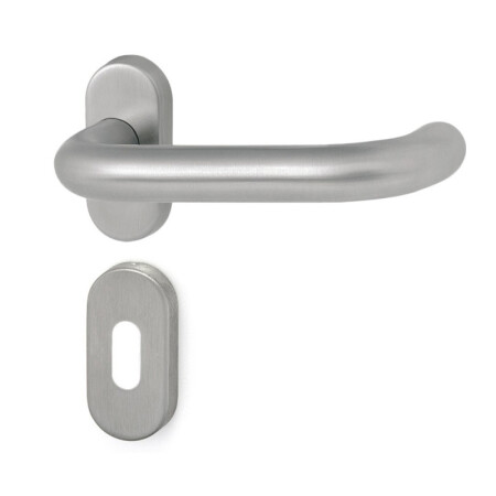 Dveřní kování HOLAR MT 02 s oválnou rozetou (nerez)