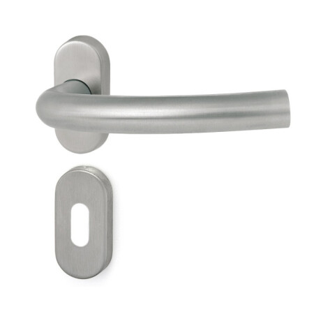 Dveřní kování HOLAR MT 03 s oválnou rozetou (nerez)