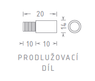 Prodlužovací díl pod kukátko ACT