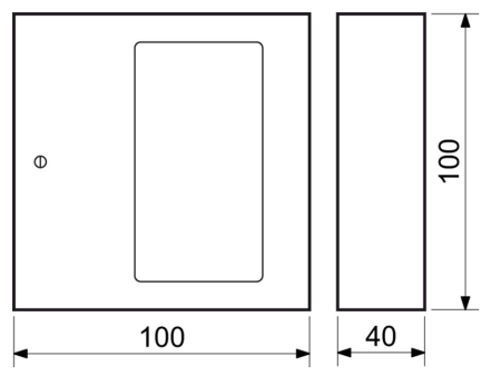 Požární skříňka RICHTER TS1010G (ČERVENÁ)