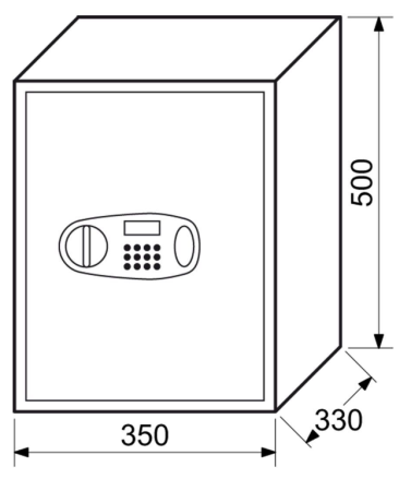 Elektronický sejf RICHTER RS50.LCD