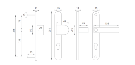 Zpevněné kování MP Magnus 3198 (T)