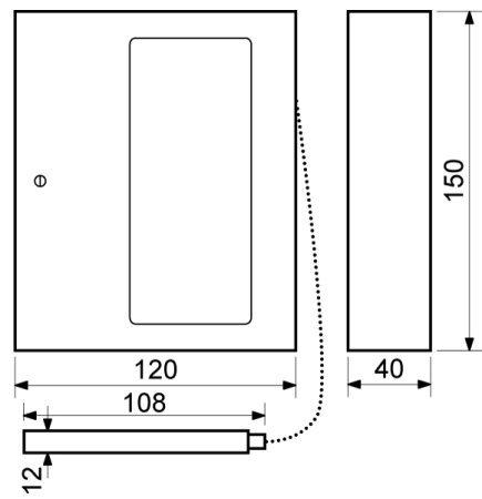 Požární skříňka RICHTER TS1021G (ČERVENÁ)