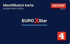 Bezpečnostní vložka RICHTER EURO XSTAR (MATNÝ NIKL)