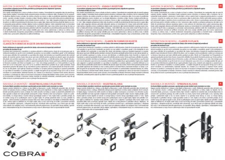 Dveřní kování COBRA PAVLA-S ECONOMY (IN)