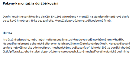 Dveřní kování COBRA ZOE-R (ONS - nikl matný)