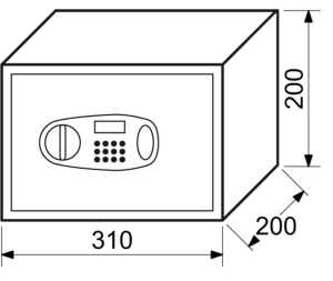 Elektronický sejf RICHTER RS20.LCD