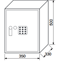 Elektronický sejf RICHTER RS50.EDK