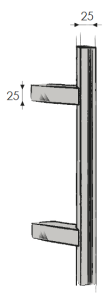 Dveřní madlo MP 831Z (BN)