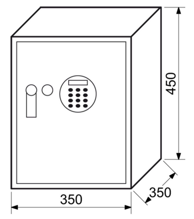 Elektronický sejf RICHTER RS.45R.LA