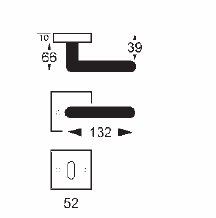 Dveřní kování Lienbacher Vector (CH/CHČ)