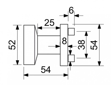 Dveřní koule Richter KNOB 03