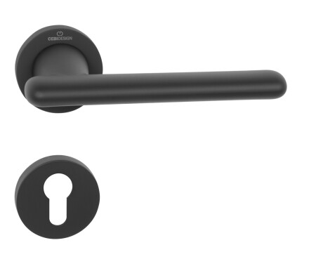 Dveřní kování MP CE - CASTA - R (BS - Černá matná)