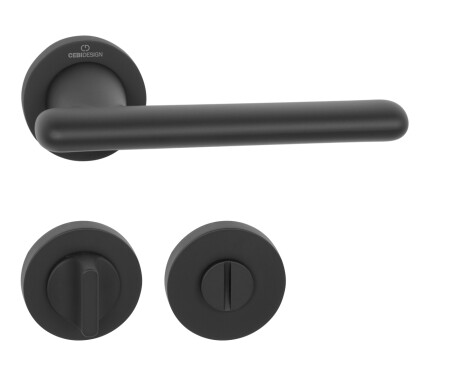 Dveřní kování MP CE - CASTA - R (BS - Černá matná)