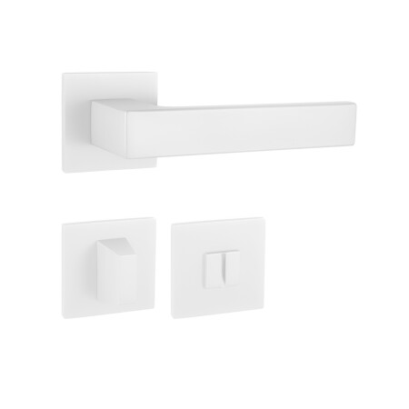 Dveřní kování MP TI - SQUARE - HR 4275Q 5S (WS - Bílá matná)