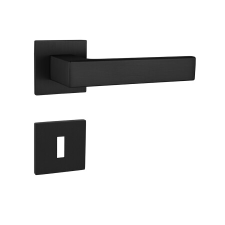Dveřní kování MP TI - SQUARE - HR 4275Q 5S (BS - Černá matná)