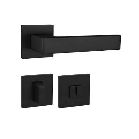 Dveřní kování MP TI - SQUARE - HR 4275Q 5S (BS - Černá matná)