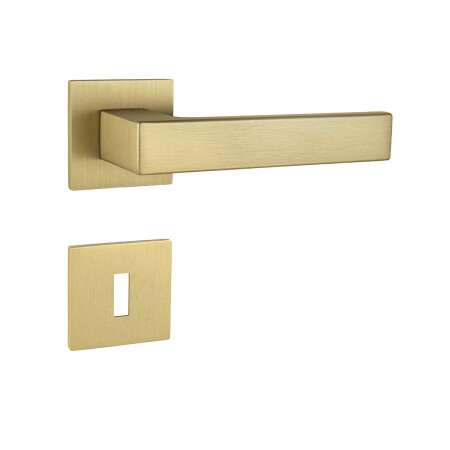 Dveřní  kování MP TI - SQUARE - HR 4275Q 5S (OLM - Zlatá matná)