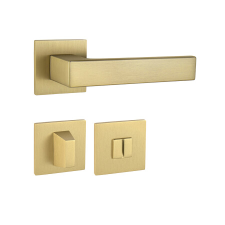Dveřní  kování MP TI - SQUARE - HR 4275Q 5S (OLM - Zlatá matná)