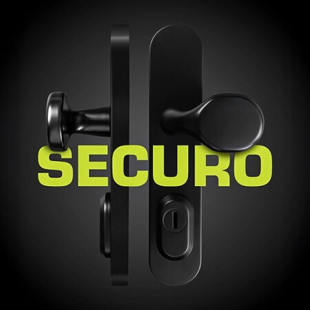 Bezpečnostní kování MP MPK - SECURO S01 PLUS - SO M1 FAVORIT (BS - Černá matná)