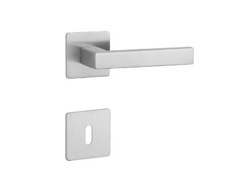 Dveřní  kování MP SH - KVADRAT - HR 1760 3SM (BN - Broušená nerez)