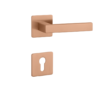Dveřní kování MP SH - KVADRAT - HR 1760 3SM (CUM PVD - Měď matná PVD)