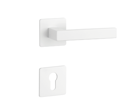 Dveřní kování MP SH - KVADRAT - HR 1760 3SM (WS - Bílá matná)