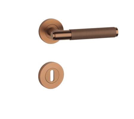 Dveřní kování MP SH - OVAL - R 1741 PRO 8 MM (CUM PVD - Měď matná PVD)