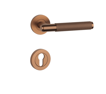 Dveřní kování MP SH - OVAL - R 1741 PRO 8 MM (CUM PVD - Měď matná PVD)