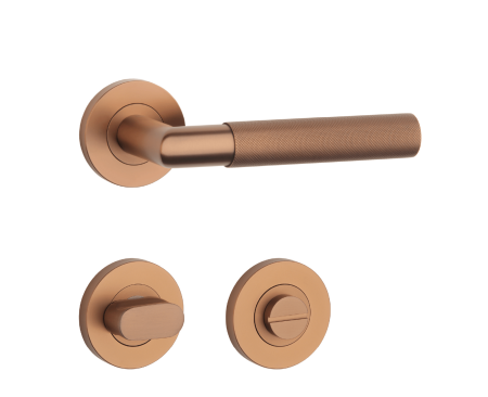 Dveřní kování MP SH - OVAL - R 1742 PRO 8 MM (CUM PVD - Měď matná PVD)