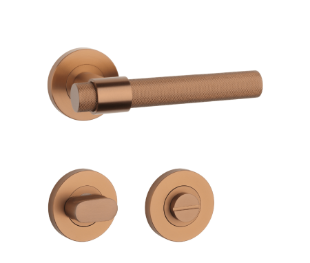 Dveřní kování MP SH - OVAL - R 1743 PRO 8 MM (CUM PVD - Měď matná PVD)