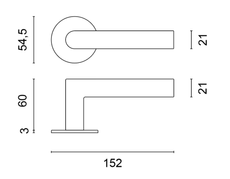 Dveřní kování MP SH - OVAL - R 1750 3SM (WS - Bílá matná)