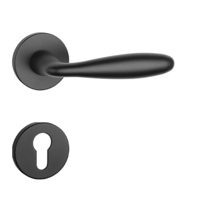 Dveřní kování MP AT - VERBENA - R 7S (BS - Černá matná)