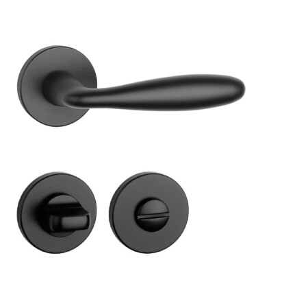 Dveřní kování MP AT - VERBENA - R 7S (BS - Černá matná)